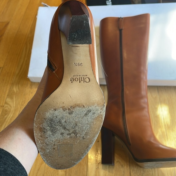 Chloe Marron Glace boots 39.5 - Picture 5 of 12